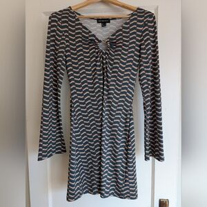 Streetwear Society Long Sleeve Pattern Dress